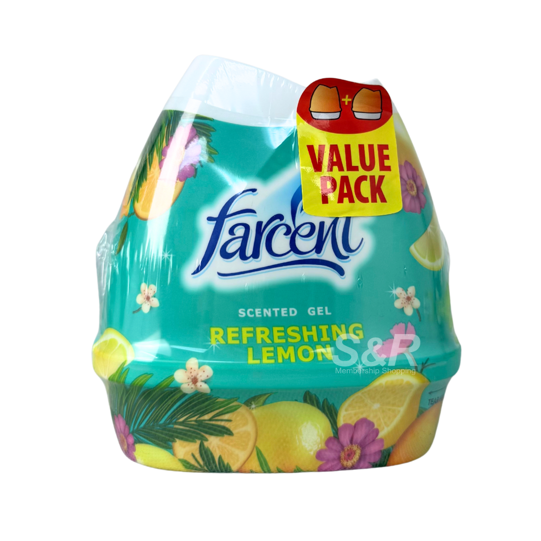 Farcent Scented Gel Refreshing Lemon 2 Pieces Farcent Scented Gel Refreshing Lemon 2 Pieces